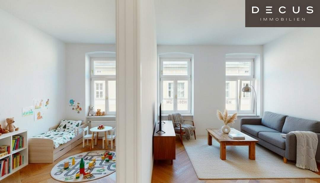 TOP SANIERTER ALTBAU | NAHE ZENTRUM | FREIFLÄCHEN |