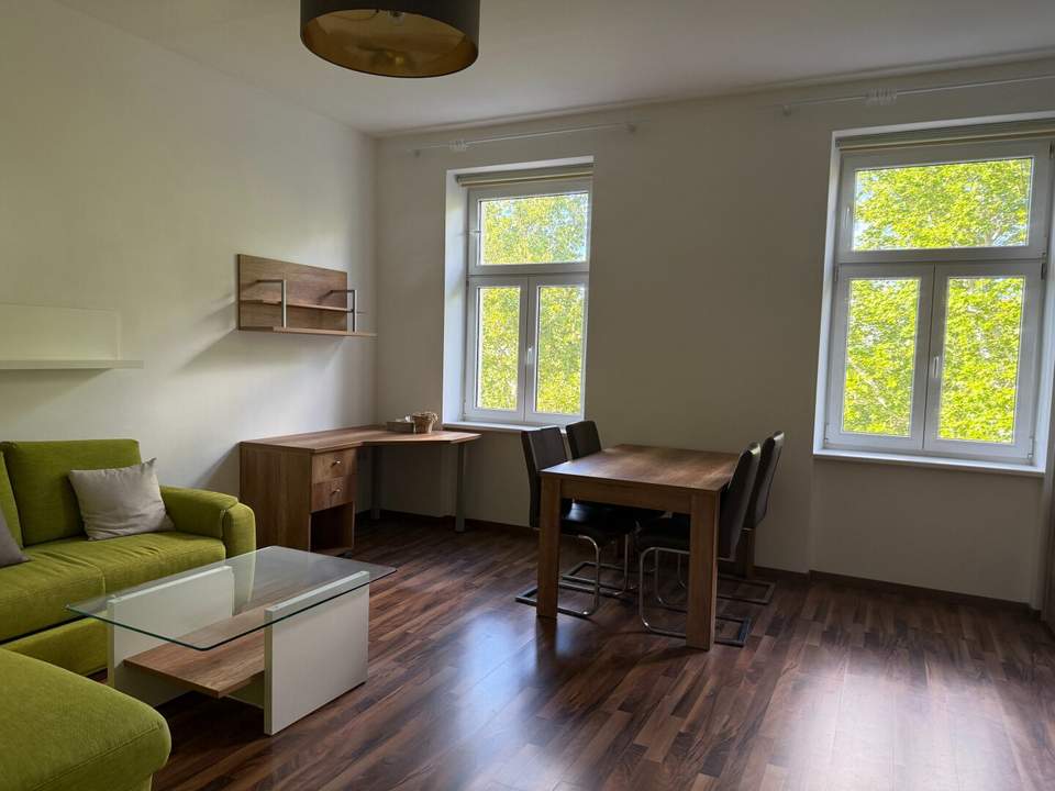 Kleines Juwel am Mexikoplatz – 1-Zimmer-Wohnung mit Ausblick zum Verlieben