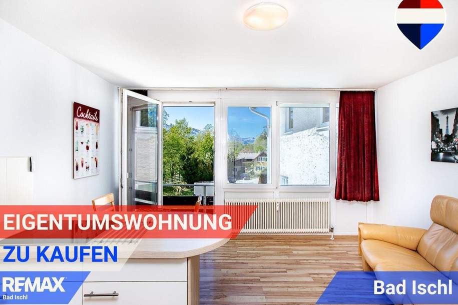 Renditestark investieren: Gepflegte Kleinwohnung in Bad Ischl/Kreutern, Wohnung-kauf, 49.000,€, 4820 Gmunden