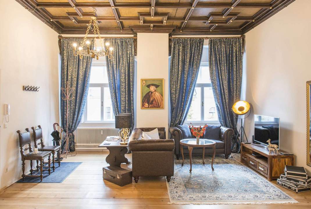 Kaiserlich wohnen in Bad Aussee – stilvolle 3-Zimmer-Wohnung im Hoferhaus | Ferien &amp; ZWS geeignet