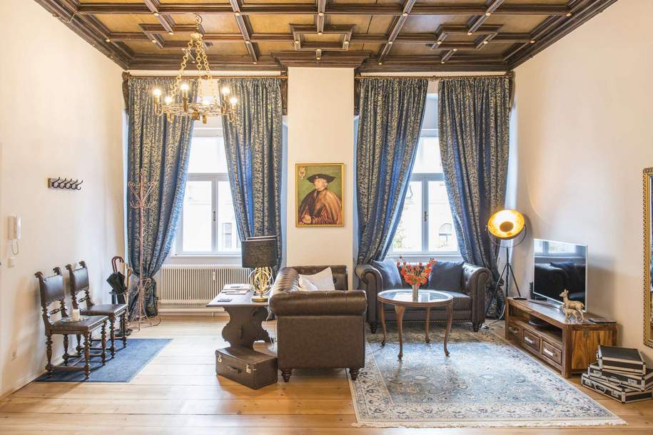 Kaiserlich wohnen in Bad Aussee – stilvolle 3-Zimmer-Wohnung im Hoferhaus | Ferien & ZWS geeignet, Wohnung-miete, 1.671,00,€, 8990 Liezen