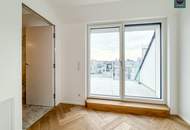 Elevate 1090 – Erstbezug: Luxus Dachgeschoss - Maisonette Wohnung (klimatisiert) mit 1 Balkon und 1 Terrasse nahe U6 Alser Straße, AKH!