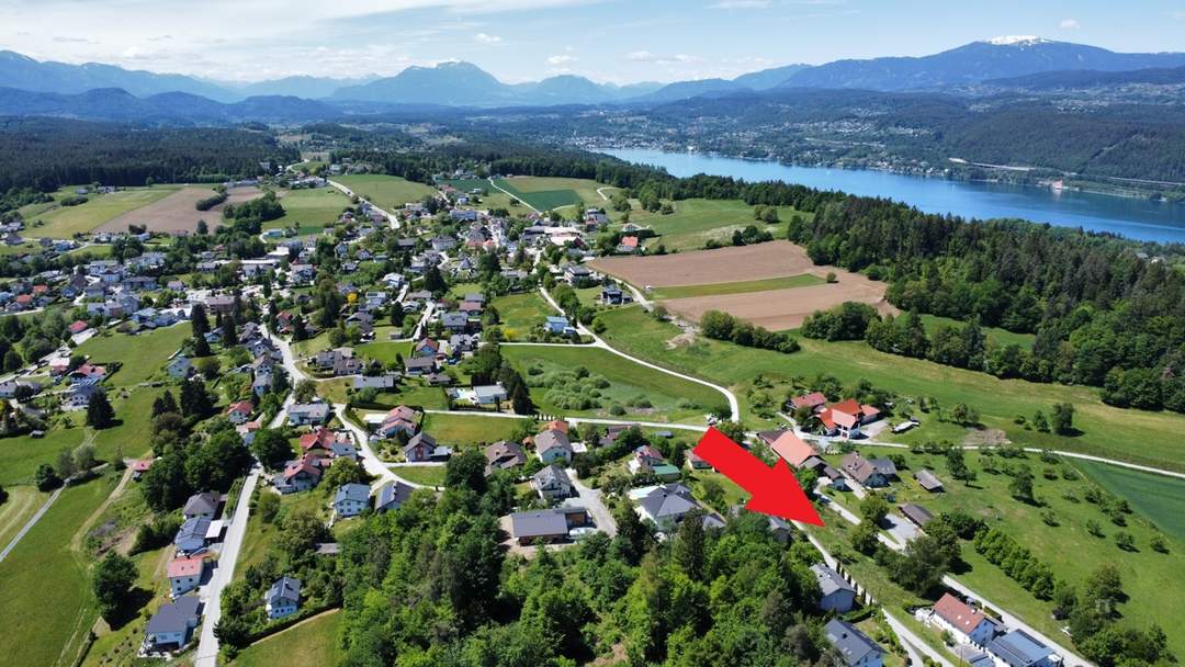 Naturnahe Bauparzelle mit hoher Lebensqualität in ruhiger Wohnlage von Schiefling am Wörthersee