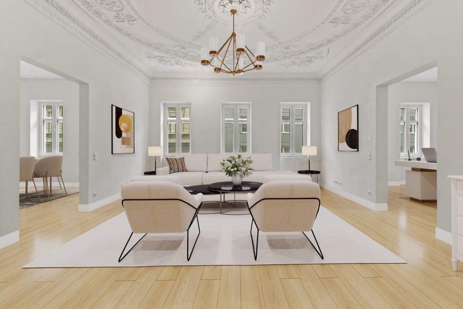 ++ CITY &amp; CHARME ++ Modernes Wohnen mit LOGGIA im Herzen Wiens, Wohnung-kauf, 1.650.000,€, 1070 Wien 7., Neubau