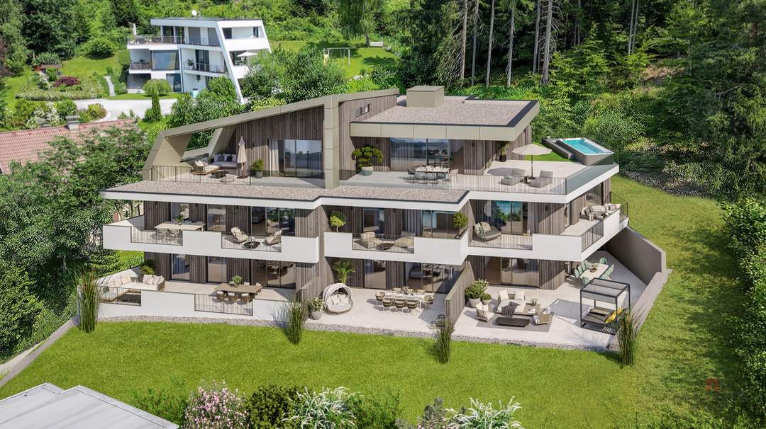 Leben am Faaker See - Exklusive Neubauwohnung mit beeindruckendem See- und Bergblick (Top 5)