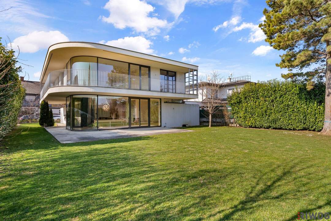 Moderne Architektenvilla | Ca. 20 min in den 1. Bezirk | Virtual Tour | 1000m² Eigengrund | Garage direkt im Haus