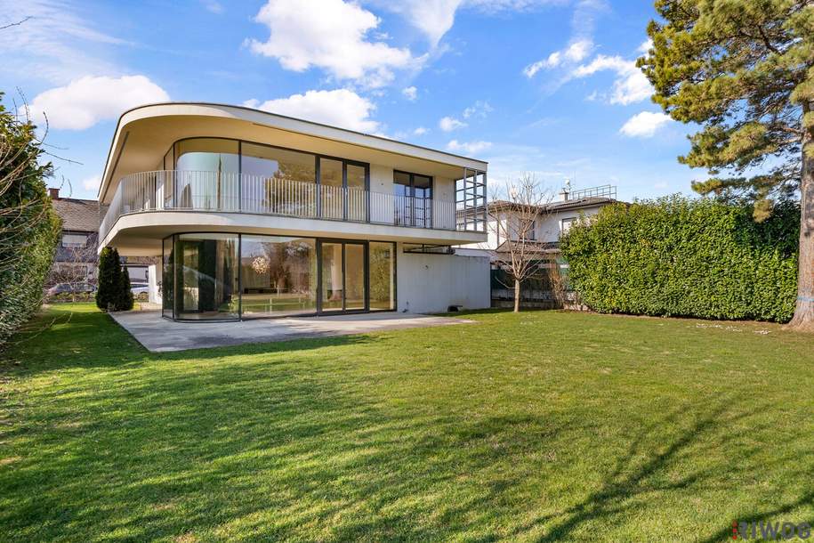 Moderne Architektenvilla | Ca. 20 min in den 1. Bezirk | Virtual Tour | 1000m² Eigengrund | Garage direkt im Haus, Haus-kauf, 2.495.000,€, 2333 Bruck an der Leitha