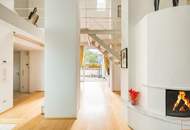 Luftiges Familien-Penthouse mit Ateliercharakter, großen Terrassen und Grünblick