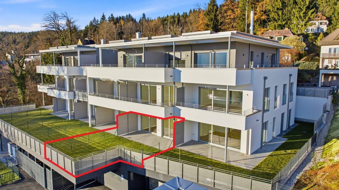 Erstbezug: Gartenwohnung in Top-Lage in St. Martin - sofort verfügbar!
