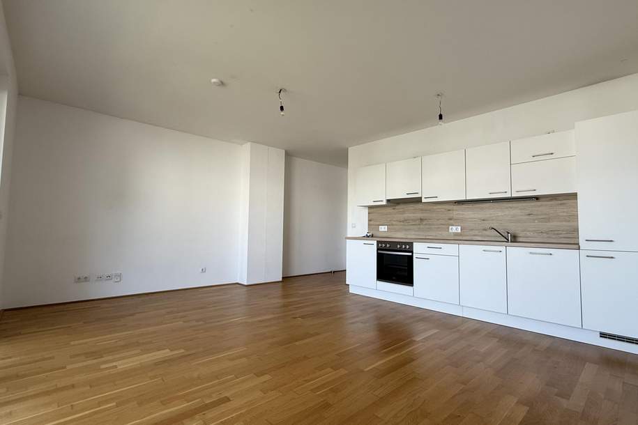 Moderne Neubauwohnung mit 7,77m² Loggia zum INNENHOF nahe Akademiepark, Wohnung-miete, 1.065,00,€, 2700 Wiener Neustadt(Stadt)