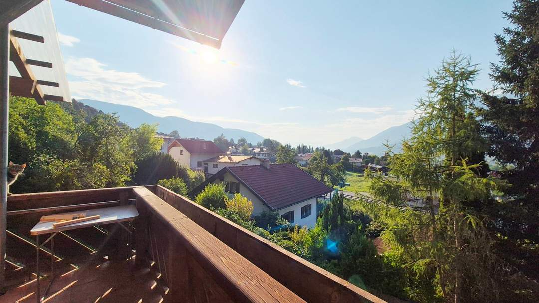 TELFS: Großzügige, helle 2-Zimmer-Wohnung mit Aussicht
