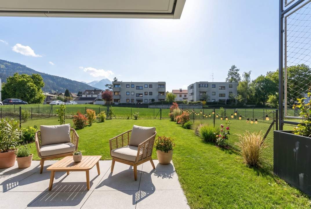 "Quality Living in Amras" Top 03 | Kompakte 2-Zimmer-Gartenwohnung