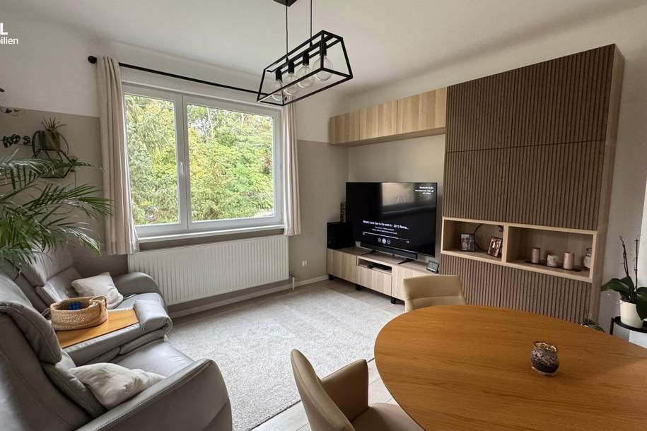 Gepflegte 3-Zimmer-Mietwohnung mit Stellplatz in Grünruhelage, Wohnung-miete, 1.200,00,€, 1190 Wien 19., Döbling