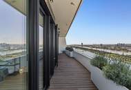 ++ Der WOLKENKRATZER an der DONAU ++ DREI Zimmer mit Skyline-View