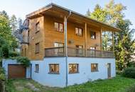 Wohnen und Arbeiten unter einem Dach in urgemütlichem Holzblockhaus in idyllischer Grünruhelage in Maria Anzbach