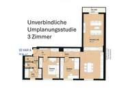 Flexible Bürofläche mit 102 m² nahe Floridsdorfer Spitz - sehr gutes Entwicklungspotenzial
