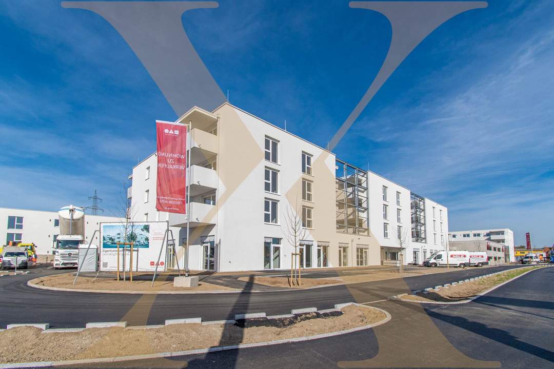 Neubau Büro-, Praxis- oder Geschäftsflächen mit flexiblen Ausbaumöglichkeiten an der Salzburger Straße zu vermieten!