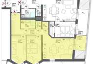 4 Zimmer Wohnung mit Dachterrasse