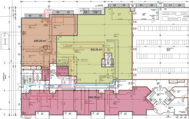 Moderne BÜRO- und LAGERFLÄCHEN von 63 - 517 m² - auch TEILVERMIETUNG