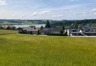 Baugrundstück mit Seeblick Panoramalage Mattsee