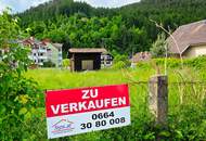 Sonniges Baugrundstück im Naturpark Gurktal, in Weitensfeld