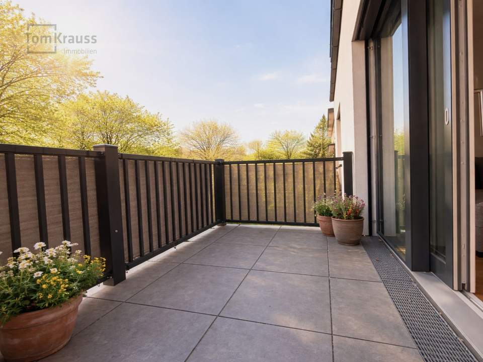 WOHNEN AM MÜHLWASSER - TOP AUSGESTATTETE BALKONWOHNUNG IM GRÜNEN