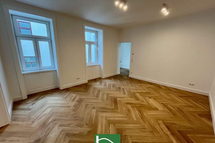 Altbau-Charme! Topsaniert! Wunderschöne Wohnung in begehrter Lage Nähe Vorgartenmarkt. Bewilligter Balkon!, Wohnung-kauf, 371.000,€, 1020 Wien 2., Leopoldstadt