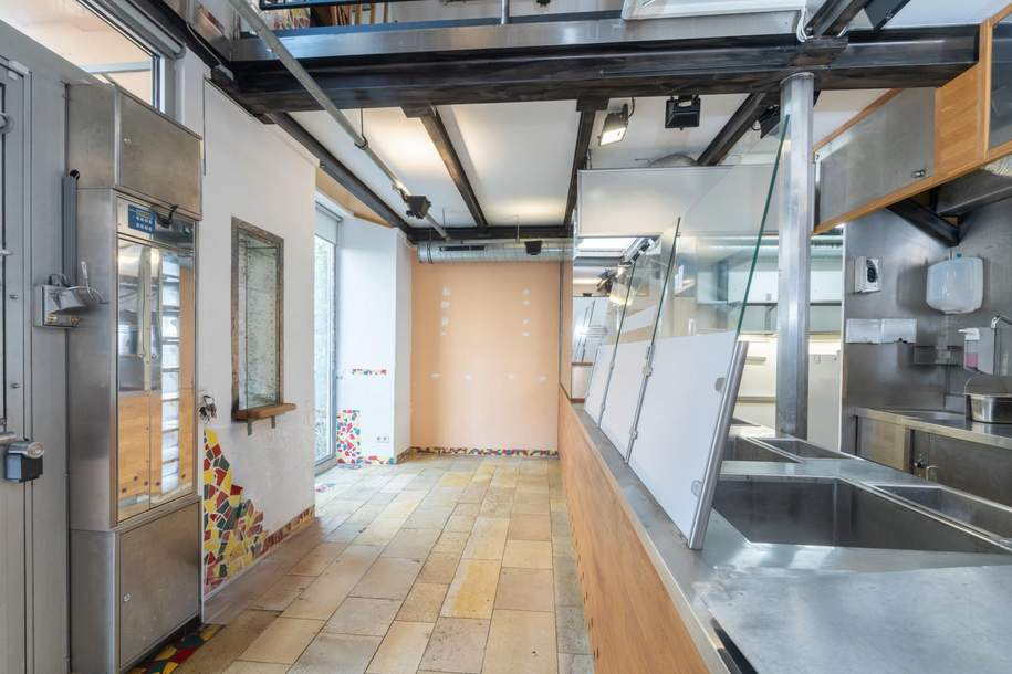 Vielfältige Gastronomie - vollausgestattet, mit 30 Platz Schanigarten, Lager, ABLÖSEFREI, langfristige Pacht, Gewerbeobjekt-legalform.pacht, 6.000,00,€, 1090 Wien 9., Alsergrund