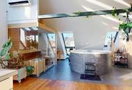 Dachgeschoss-Maisonette mit Loft-Charakter, Wellness-Oase & Weitblick