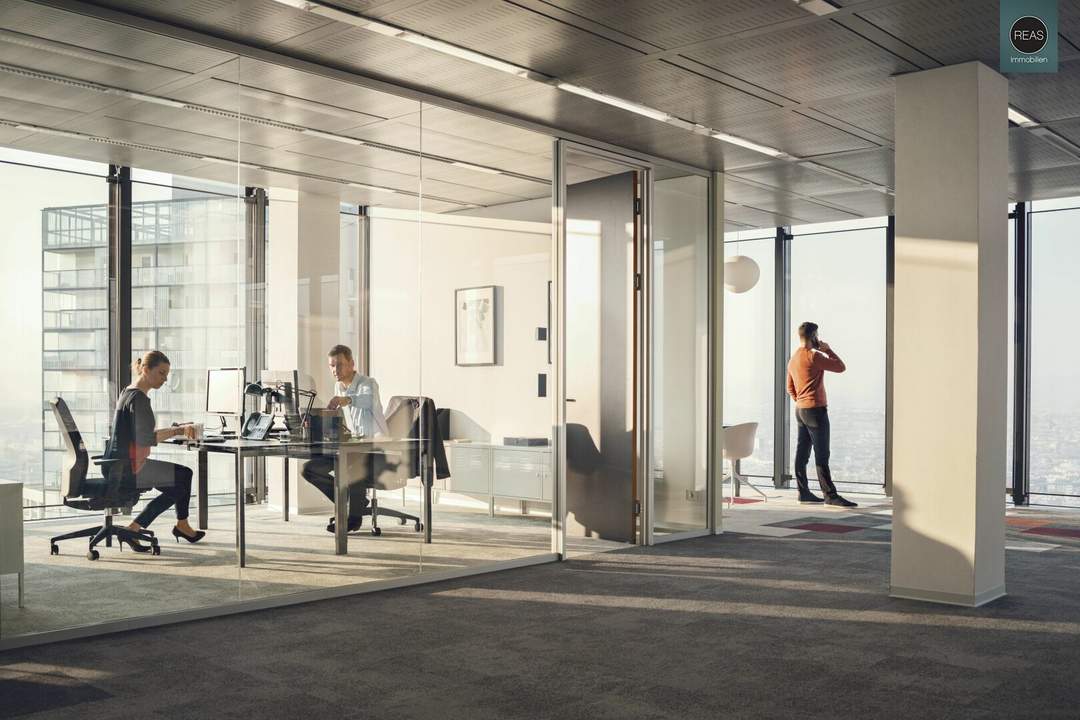 Office Etage im einzigartigen Hochhaus mit ausgezeichneter Infrastruktur und Panoramablick!