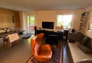 Architektenwohnung in Gersthof – 3 Zimmer im 1. Stock mit eigenem Garten, Terrasse und Loggia, Lift, offener Kamin, hochwertigste Ausstattung