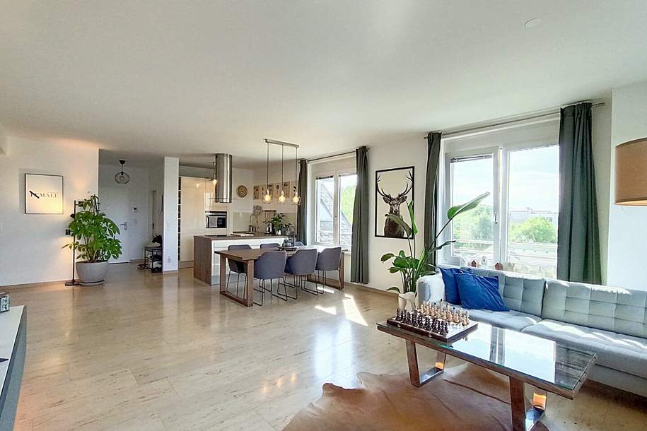 Panorama Ausblick, Terrasse, Garage - 3 Zimmer in Bestlage - grün, ruhig, hell!, Wohnung-miete, 1.666,02,€, 2320 Bruck an der Leitha