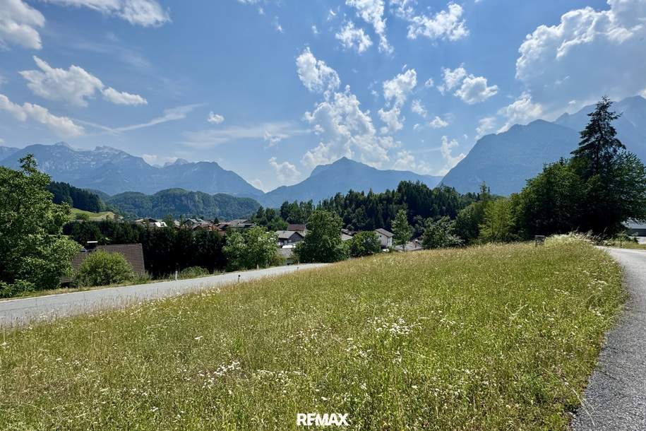 Wo die Berge zum Wohnzimmer werden – Baugrundstück mit Panoramaausblick in Bestlage von Kuchl, Grund und Boden-kauf, 547.400,€, 5431 Hallein