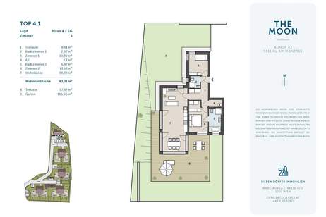 THE MOON | 3-ZI Gartenwohnung + Terrasse | privater Seezugang | PROVISIONSFREI DIREKT VOM BAUTRÄGER, Wohnung-kauf, 1.311.000,€, 5310 Vöcklabruck