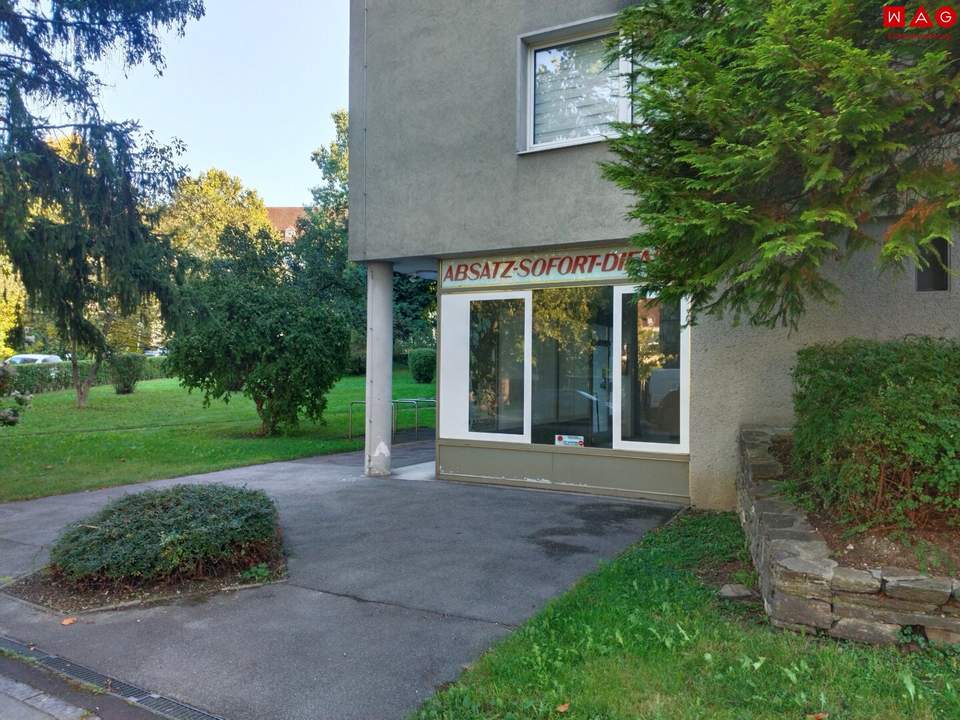 NEU (maßgeschneidert) sanierte Geschäfts-/Büro-/Ordinationsfläche mit XL-Schaufenstern - 1A Preis-/Leistung, direkt neben dem (Vital-)Zentrum Muldenstraße!