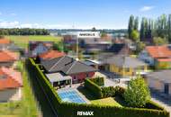 Top gepflegter Bungalow mit Pool, großer Terrasse und Doppelcarport