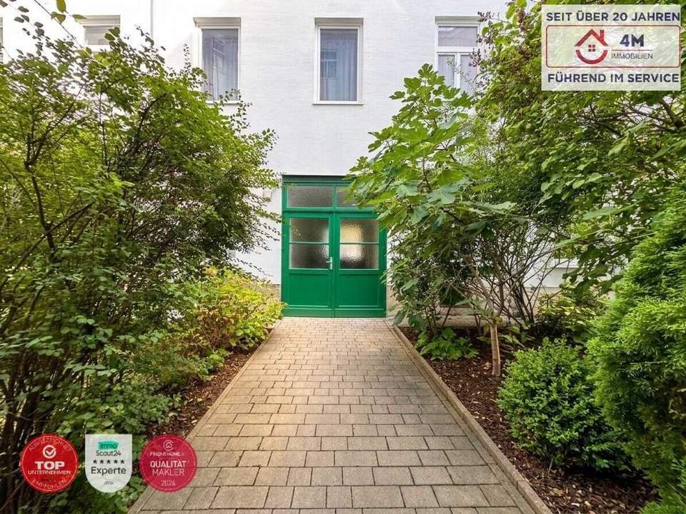 Charmanter Altbau in absoluter Hofruhelage nahe Schönbrunn – Helle 1-Zimmer-Wohnung in 1150 Wien