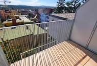 Wohnen mit Schlossblick! Exklusive Dachgeschoss-Perle mit viel Grün und Privatsphäre + 3 Zimmer + Nachhaltige Erdwärme + Höchste Qualität!