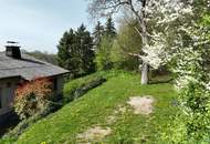 Haus mit Blick bis zur Donau und zu den Bergen