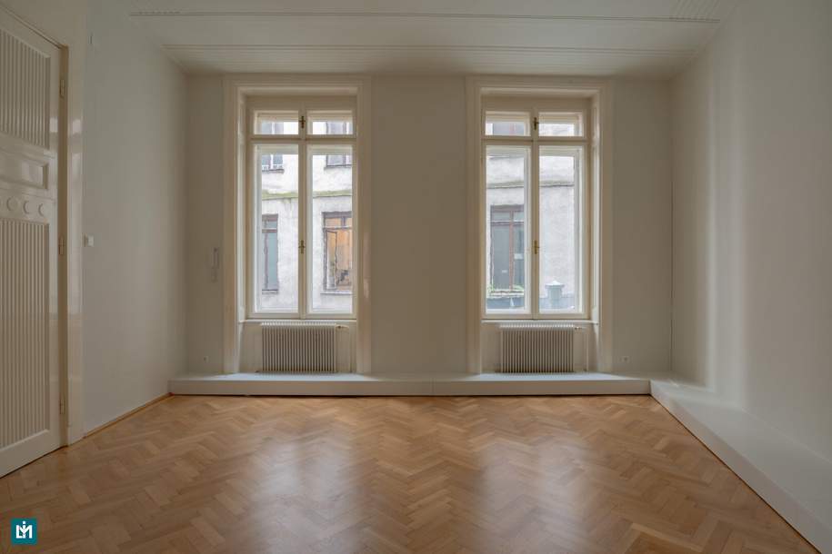 Attraktives Büro/Praxis in repräsentativen Jugendstilhaus (Otto Wagner) direkt am Naschmarkt, Gewerbeobjekt-miete, 1.999,00,€, 1060 Wien 6., Mariahilf