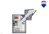 Praktische 2,5 Zimmer-Wohnung nahe Augarten - hell &amp; optimal geschnitten - freier Mietzins