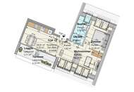 Hell und sonnig: 2 Zimmer DG-Wohnung mit Terrasse und Garagenplatz 🏖️