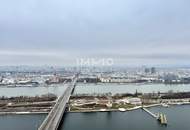 Panorama über Innenstadt &amp; Donau 3-Zimmer-Eckwohnung mit zwei Loggien im DC2