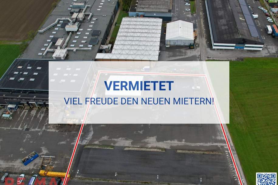 Die Erreichbarkeit dieser Fläche ist unschlagbar: ca. 5.903 m² Lagerplatz in der Mitte von Vorarlberg, Grund und Boden-miete, 6833 Feldkirch