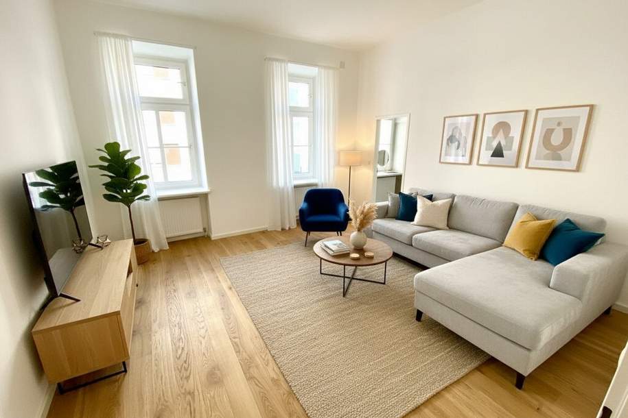 Attraktive komplett sanierte 1-Zimmer-Wohnung im 3. Bezirk, Wohnung-kauf, 235.000,€, 1030 Wien 3., Landstraße