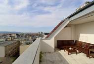 Gemütliche Dachgeschosswohnung mit atemberaubender Dachterrasse!