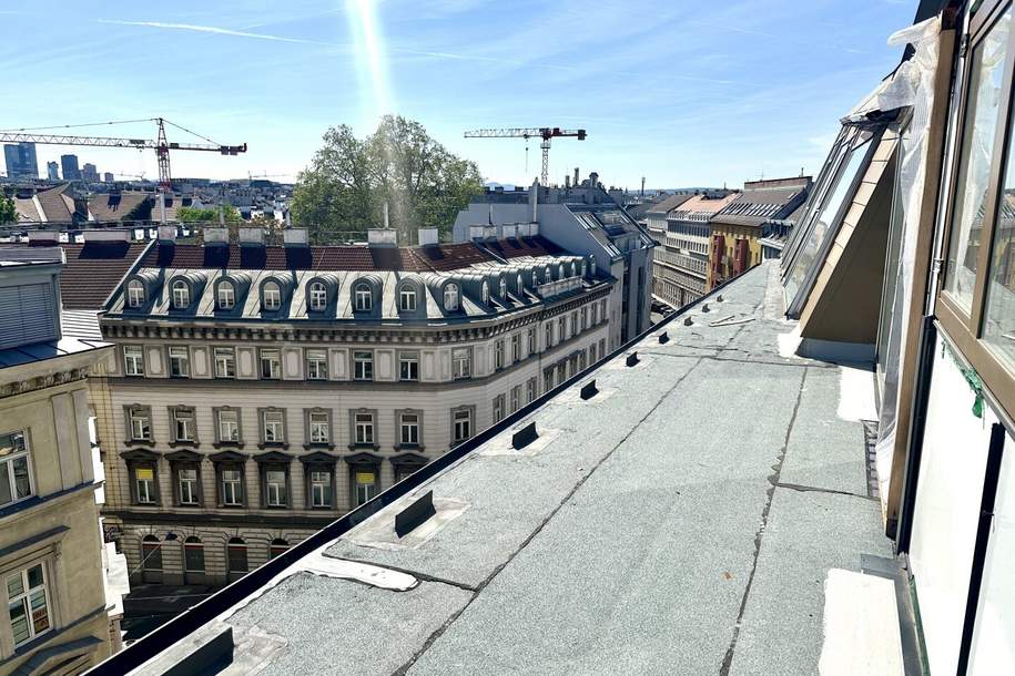 EINFACH WOW! Herrlicher Erstbezug mit genialer Aussicht und 4 Terrassen!, Wohnung-kauf, 1.090.000,€, 1050 Wien 5., Margareten