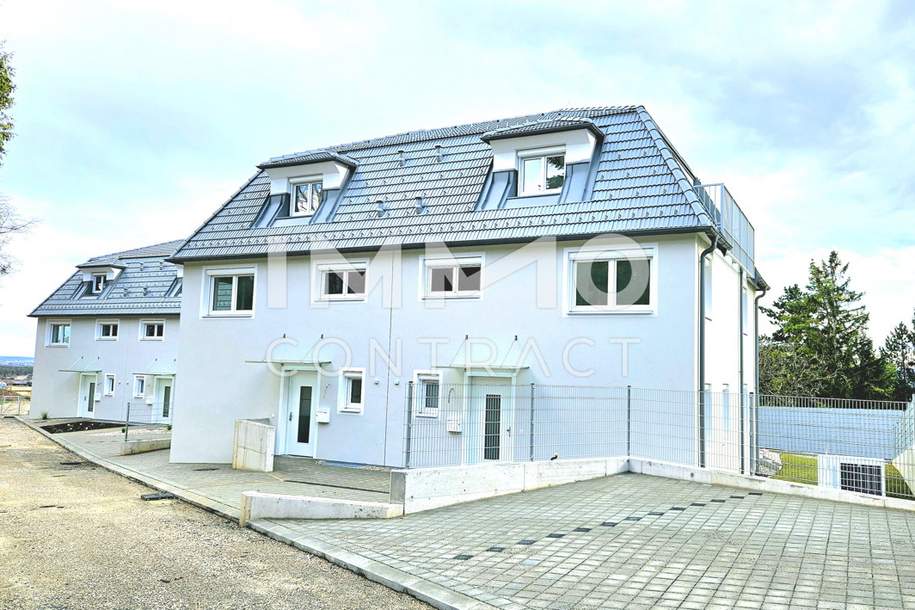 Miete mit Kaufoption: Großzügige Doppelhaushälfte in Waldrandlage mit Traumblick, Haus-miete, 1.608,66,€, 2721 Wiener Neustadt(Land)
