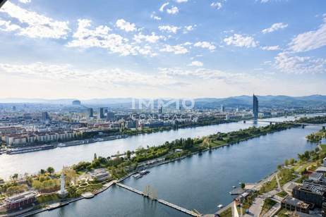 Sonnenuntergang im modernsten Turm Wiens: DANUBEFLATS 42. Etage, Wohnung-kauf, 424.710,€, 1220 Wien 22., Donaustadt