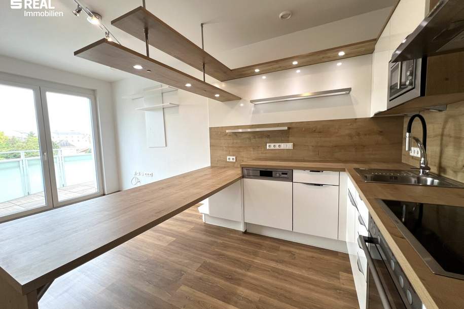 attraktive 4 Zimmer-Wohnung mit 2 Balkonen und Blick ins Grüne, Wohnung-miete, 1.450,66,€, 2000 Korneuburg